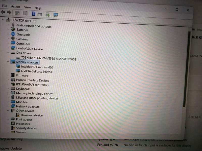 Dell Latitude 5580 Core i7 7th gen, 16gb ram 256gb m.2 ssd 15.6`fhd Display lte Nvidia Geforce 930mx