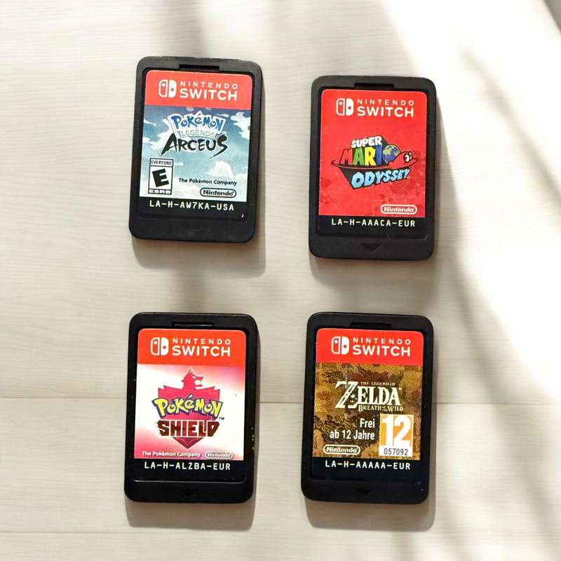 4 x nintendo switch games