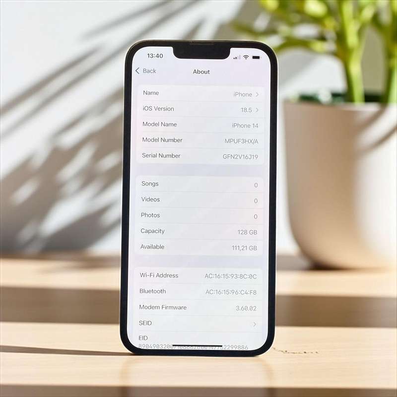 I Phone 14 128Gb 878% Batt Health