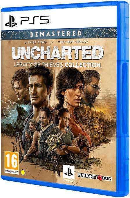 Remastered Uncharted legacy of thieves collection ps5