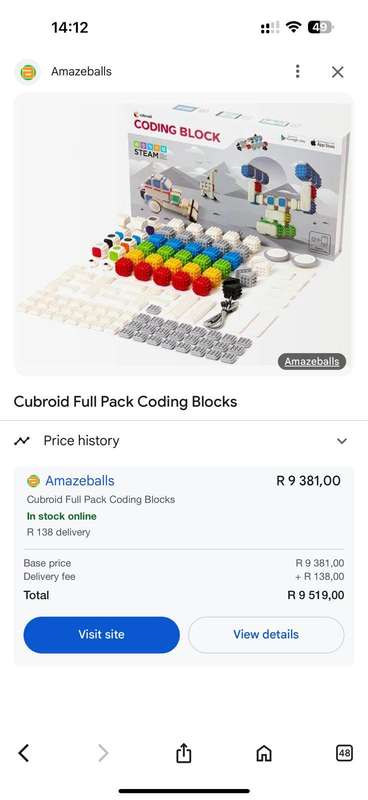 Cubroid Full Pack Coding Blocks premium kit new