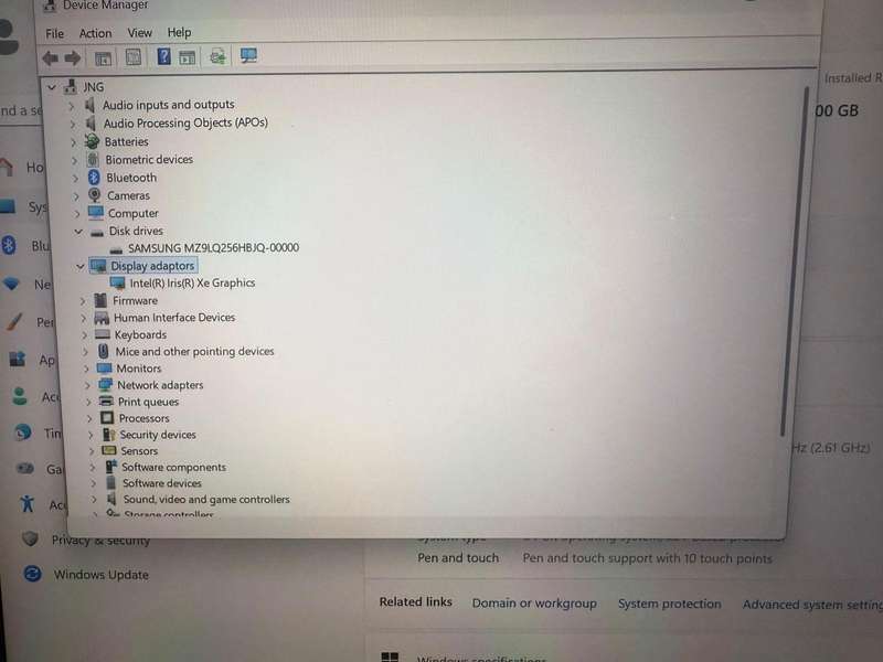 Microsoft  Surface   Laptop 4 touch  I5 11th gen 8gb ram 256gb ssd Intel Iris [R] Xe Graphics  mint