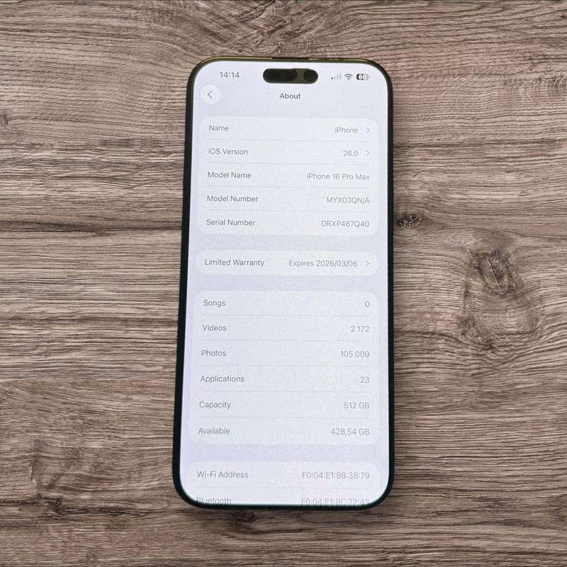 Apple iPhone 16 Pro Max 512GB