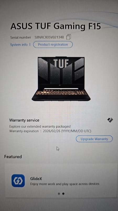 ASUS TUF F15 Gaming Laptop