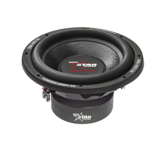 Starsound SSW-12RED-6000WD4 Red Series 12` 6000w DVC Subwoofer + ENCLOSURE!