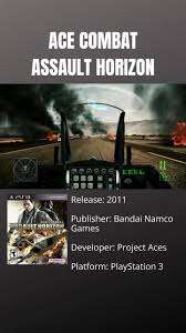 Ace Combat Assault Horizon (Play Station 3/PS3 Game)