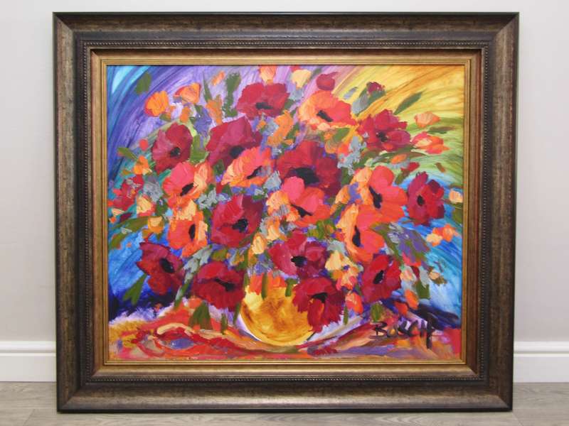 Exquisite! Original Cornelius Bosch (1956-2011) Painting