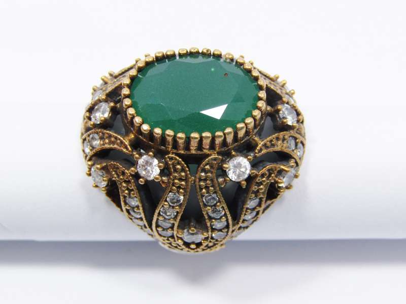 A Gorgeous Large Two Tone  Eastern Design in Copper Over Sterling Silver.