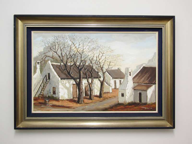 Stunning! Isabel le Roux (c1943 - ) Large Original Painting