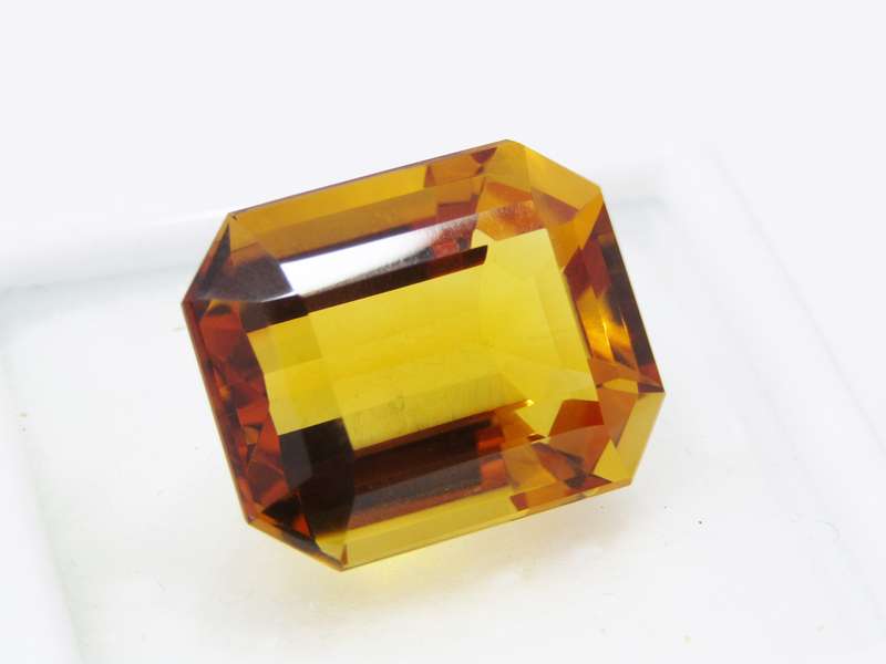 Stunning! "Madeira" Vivid Orange-Yellow 22.5CT Citrine Gemstone