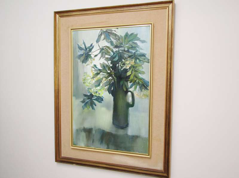 Beautiful! Huge Ruth Squibb (1928-2012) Original Oil Painting