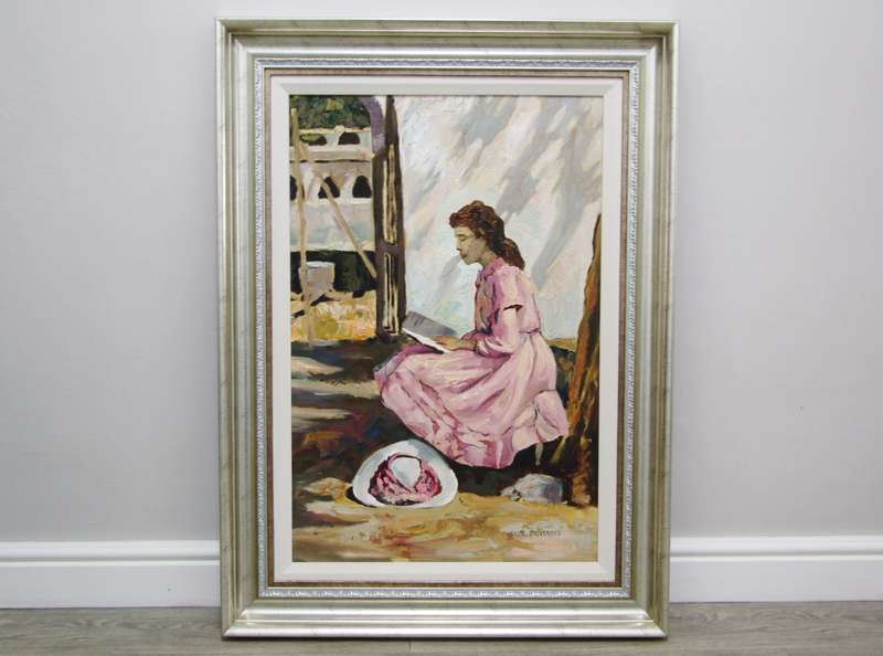 Beautiful! Large Marc Poisson Original Oil Painting