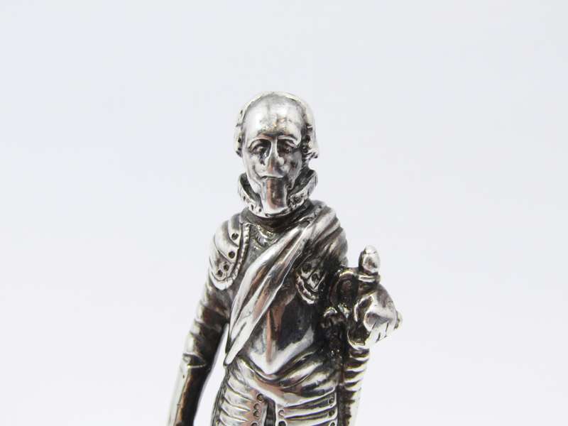 Rare Find! Antique (c1841) Dutch Solid Silver Wax Seal