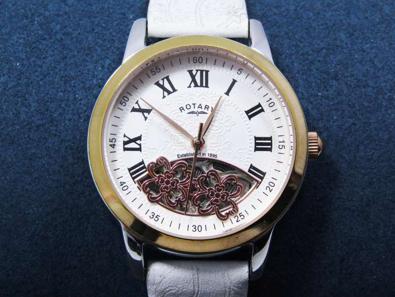 Stunning! Modern Rotary Automatic Large Ladies Watch