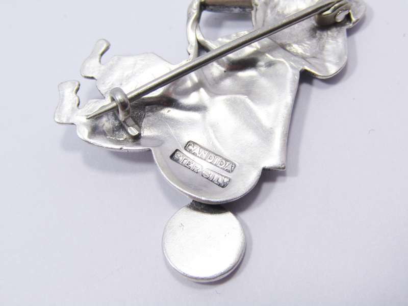 A Gorgeous Candida  Mexican Mariachi Band Brooch in Sterling Silver