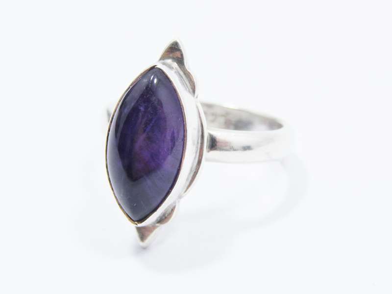 A Lovely Amethyst ring in Sterling Silver
