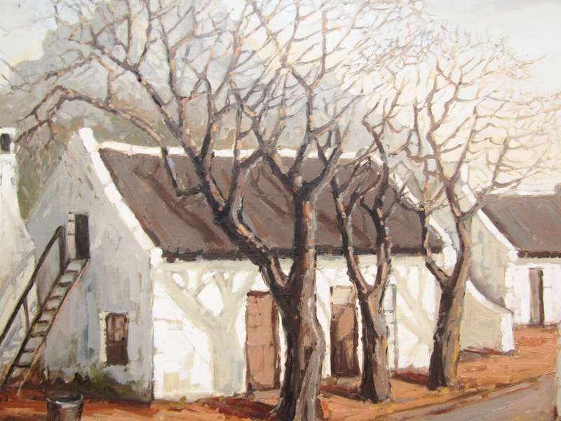 Stunning! Isabel le Roux (c1943 - ) Large Original Painting