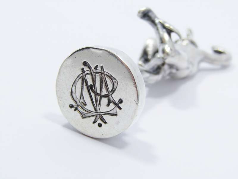Rare Find! Antique (c1900) Hanua/German Solid Silver Wax Seal