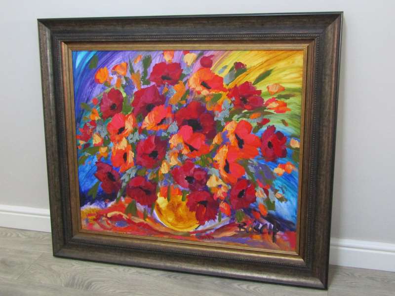 Exquisite! Original Cornelius Bosch (1956-2011) Painting