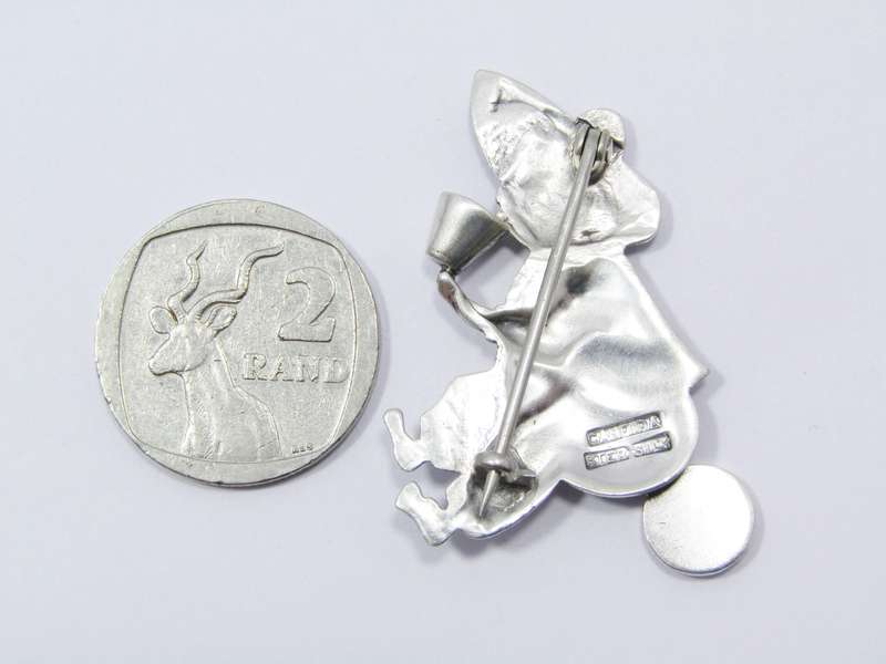 A Gorgeous Candida  Mexican Mariachi Band Brooch in Sterling Silver