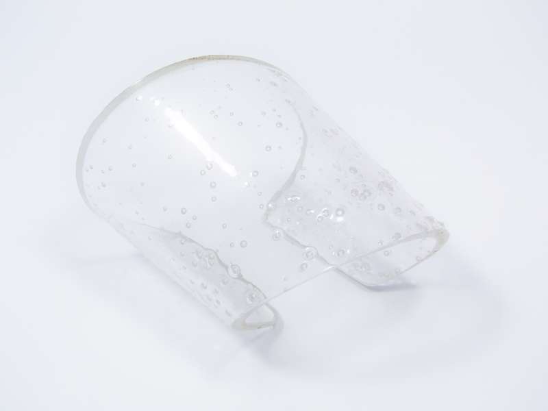 Quirky Acrylic with Bubbles Cuff Bangle