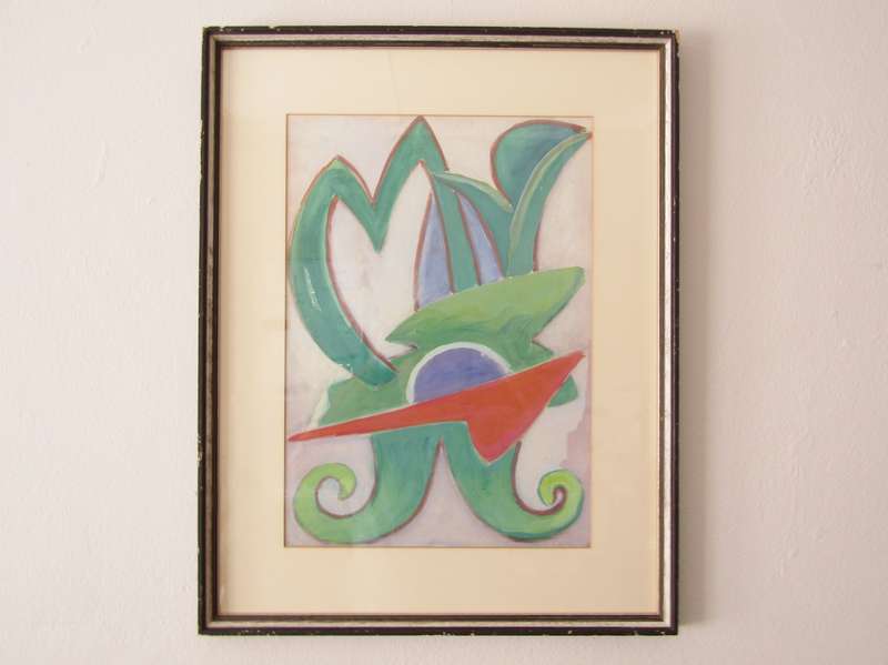 Exquisite! Maggie Laubser Original Gouache Painting