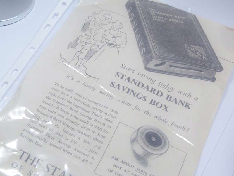 Vintage Standard Bank Savings Book