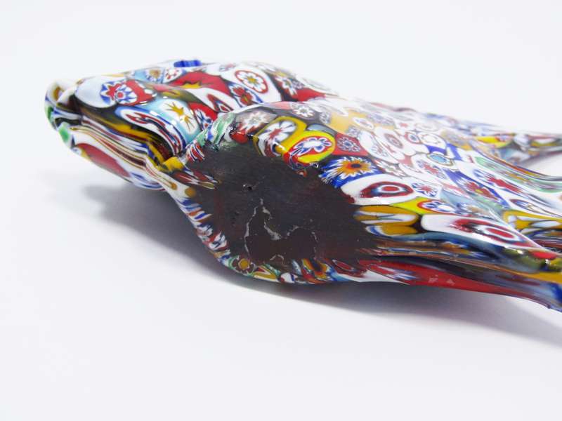 A Stunning Large Vintage Murano Millefiori Fish