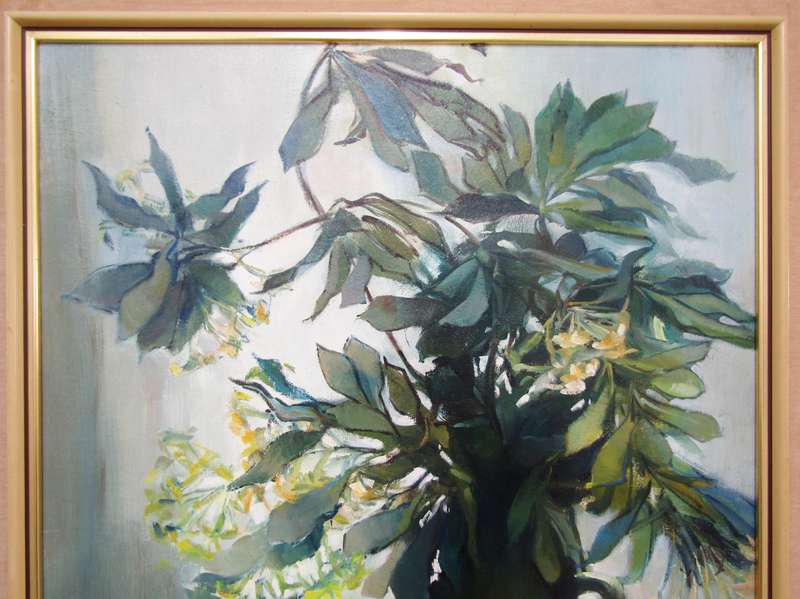 Beautiful! Huge Ruth Squibb (1928-2012) Original Oil Painting