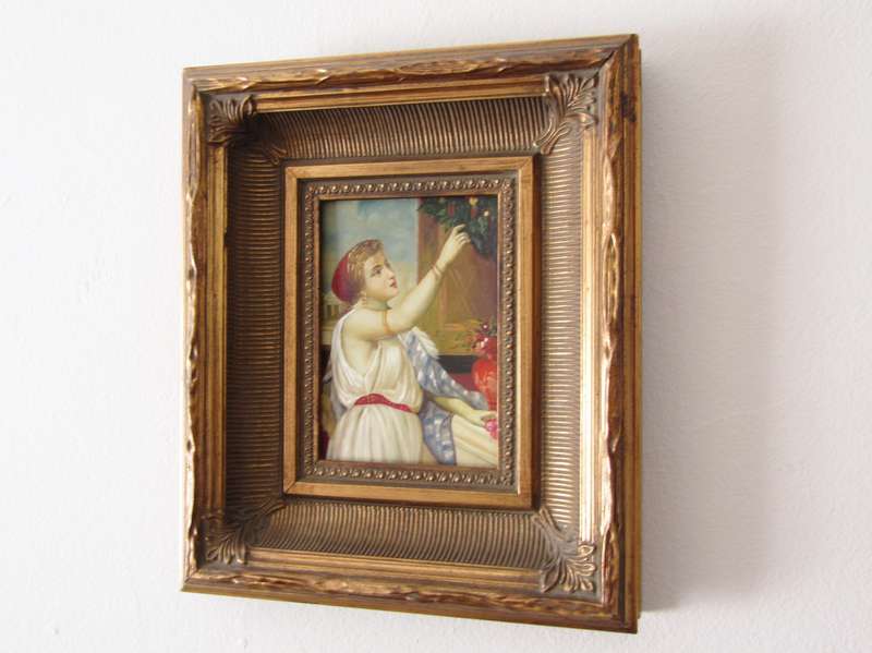 Beautiful! Vintage Original Painting in Ornate Frame