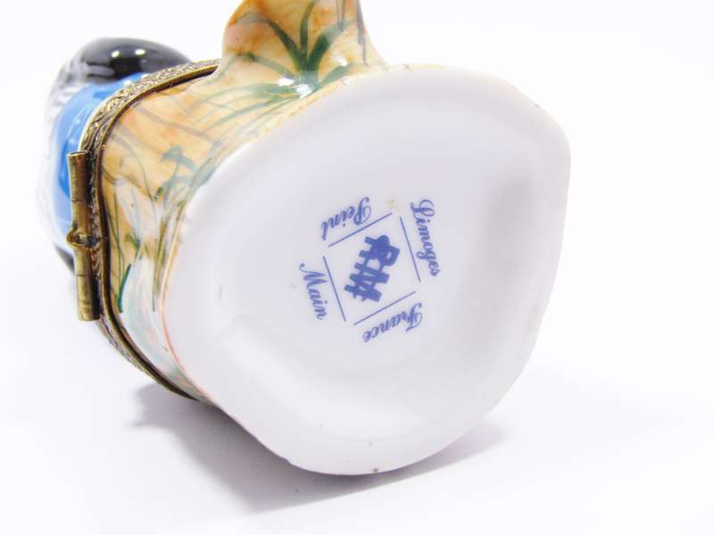 Limoges (France) Hand-Painted "Monkey" Trinket Box