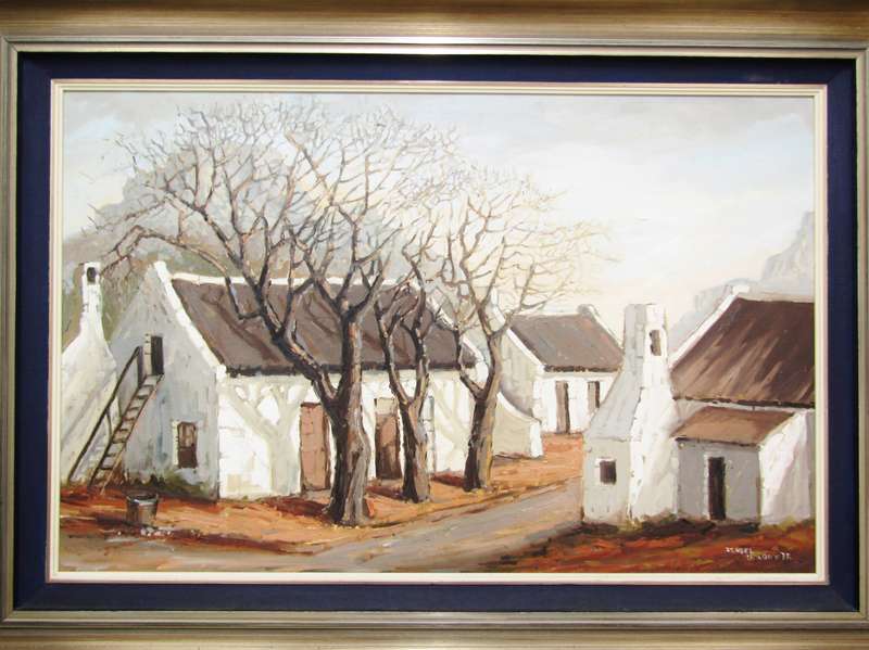 Stunning! Isabel le Roux (c1943 - ) Large Original Painting