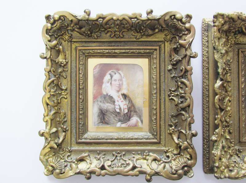 Original Richard Woodman (1784-1859) Pair of Portraits