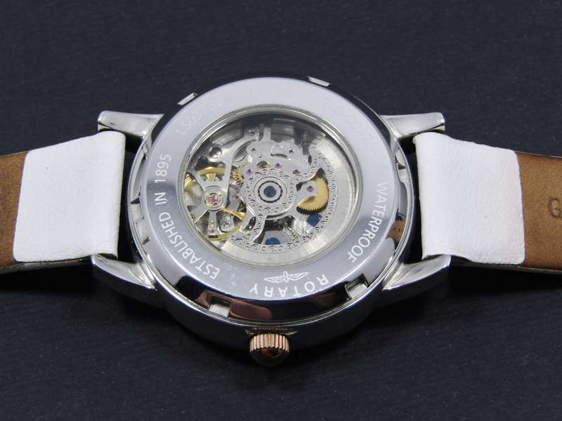 Stunning! Modern Rotary Automatic Large Ladies Watch