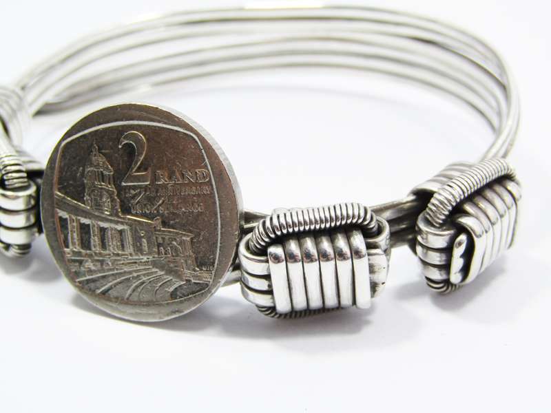 Stunning! Patrick Mavros Sterling Silver Elephant Hair Bangle