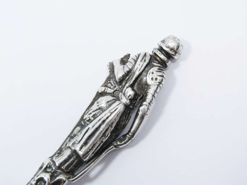 Rare Find! Antique (c1841) Dutch Solid Silver Wax Seal