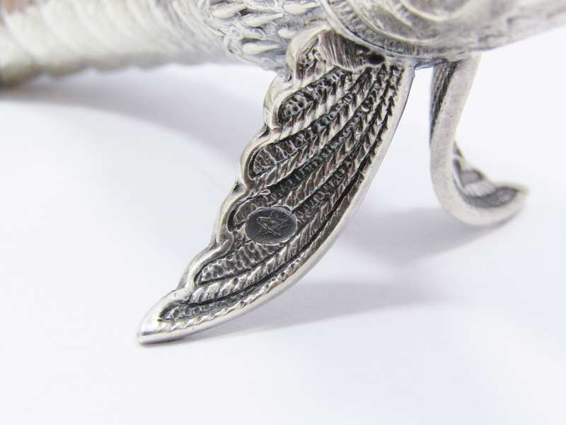 Rare! Vintage Spanish Articulated Silver Fish Ornament (2 of 3)