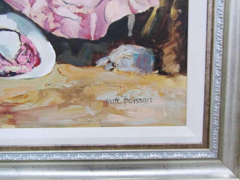 Beautiful! Large Marc Poisson Original Oil Painting