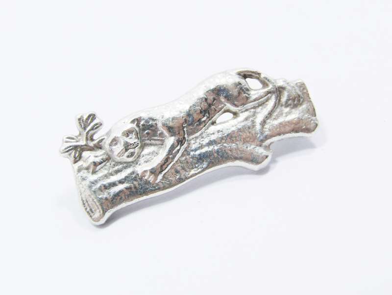 Lovely Vintage Sterling Silver Panther Brooch