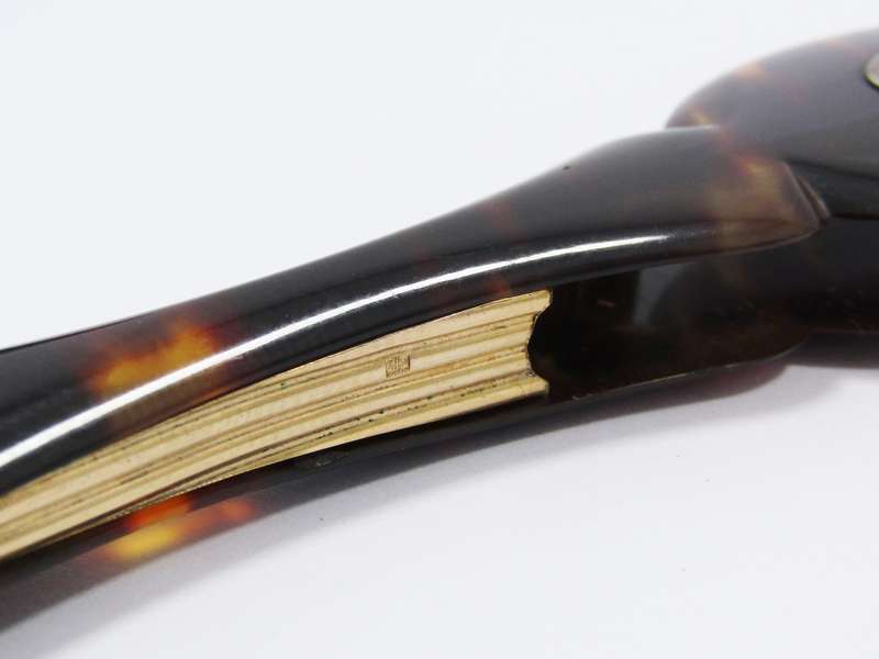 Stunning! Antique French Rolled Gold & Tortoiseshell Lorgnette