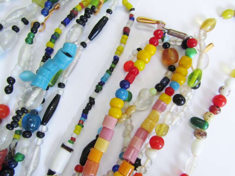 Assortment of Vintage Czech Bohemian Art Glass Beads