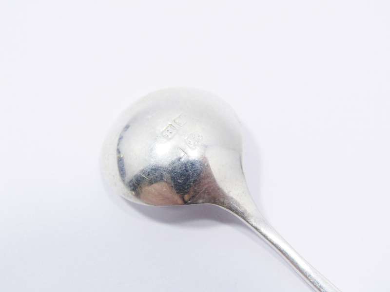 Vintage Sterling Silver Hallmarked Salt or Condiment Spoon