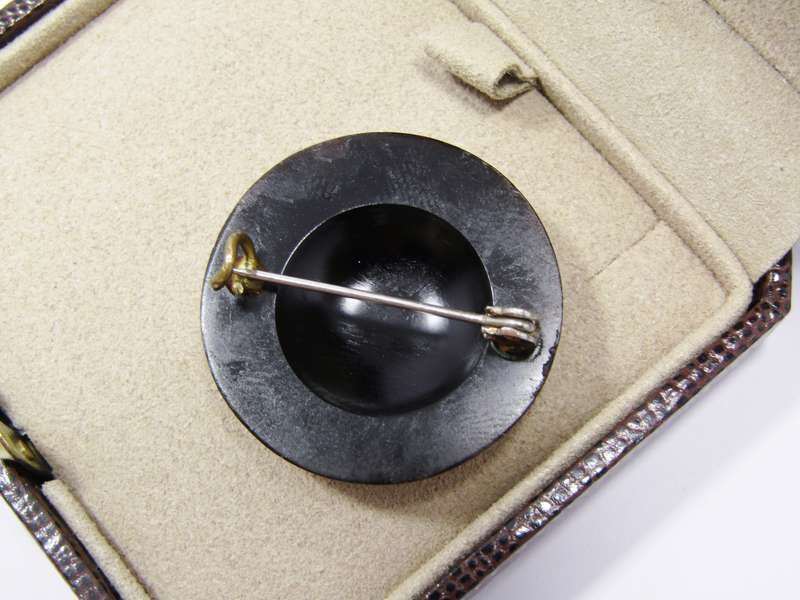 Antique Pique Tortoise Shell with Gold Inlay