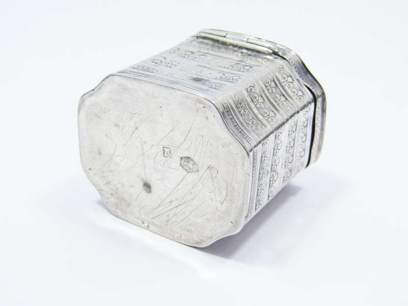 Rare Antique (c1856) Dutch Silver Miniature Box