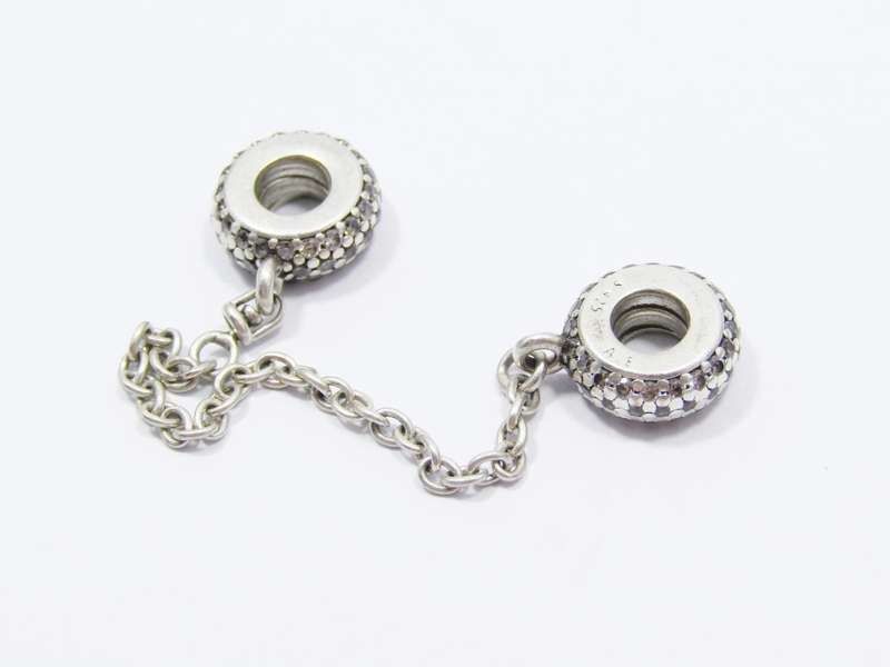 Original Pandora Sterling Silver Safety Chain