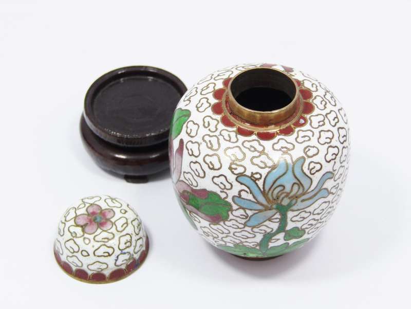 A Gorgeous Small Ginger Jar on Stand