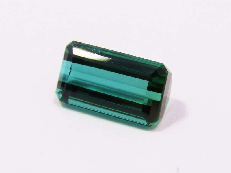 Stunning! 5CT Vivid Green Tourmaline Faceted Gemstone