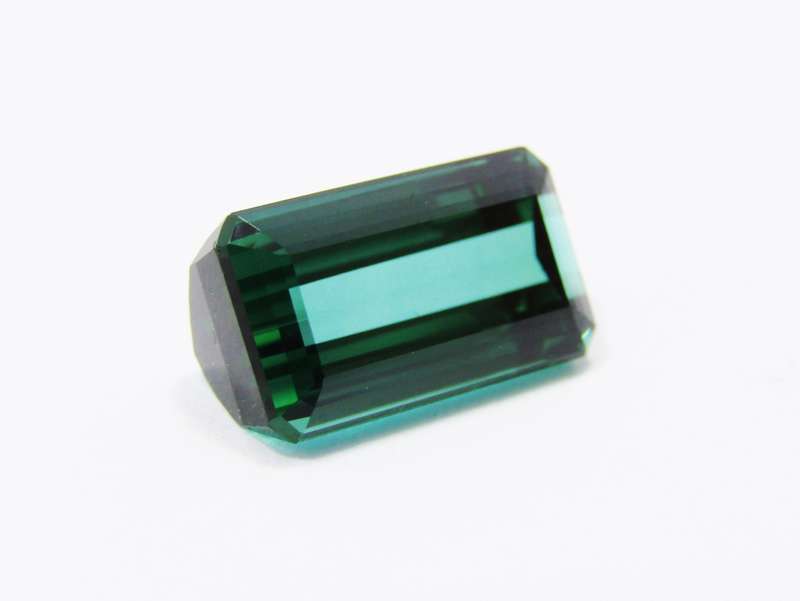 Stunning! 5CT Vivid Green Tourmaline Faceted Gemstone