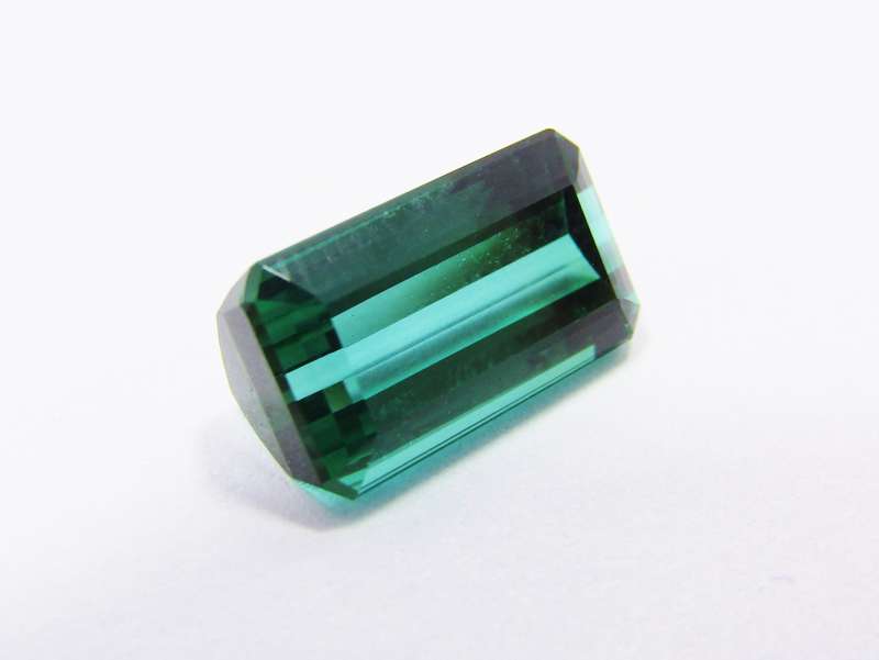 Stunning! 5CT Vivid Green Tourmaline Faceted Gemstone