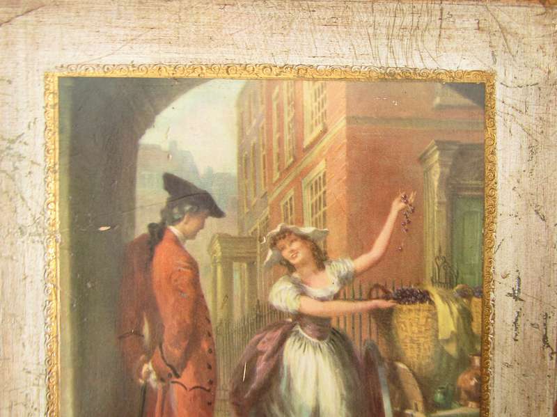 Beautiful Vintage Italian Florentine Wall Plaque